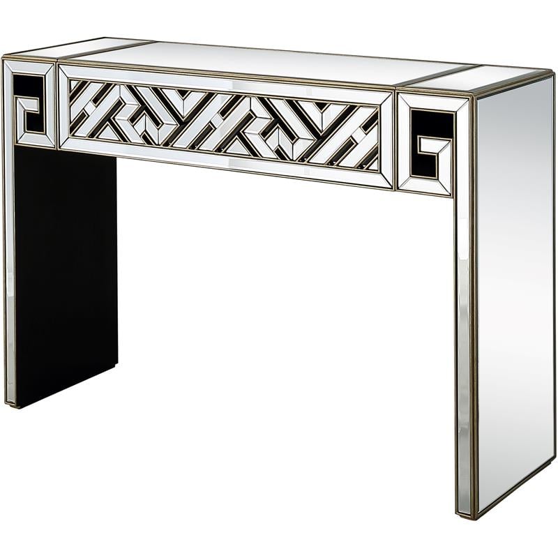 Camden Isle Becket Console Table with Wood in Clear Finish