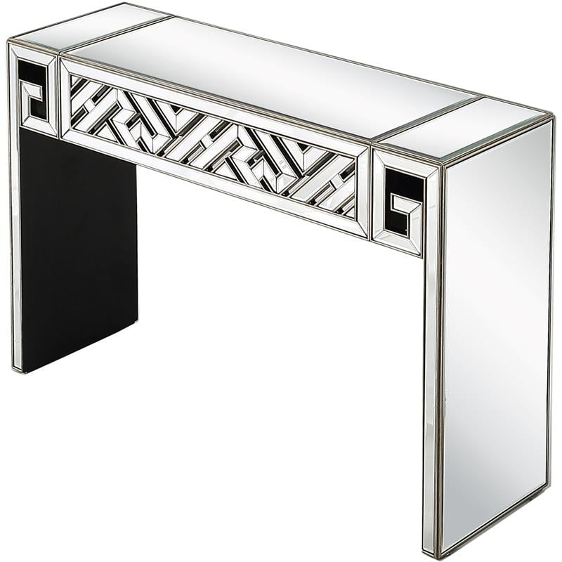 Camden Isle Becket Console Table with Wood in Clear Finish