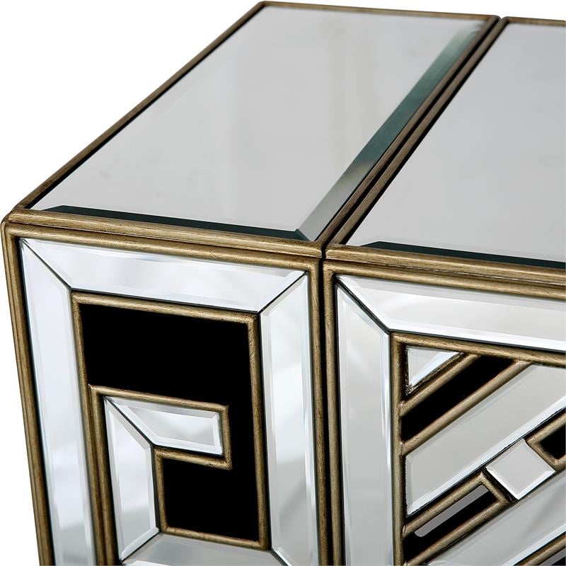 Camden Isle Becket Console Table with Wood in Clear Finish