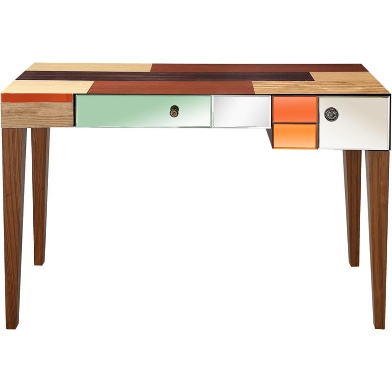Camden Isle Seldom Seen Console Table with Wood in Multi-Color Finish