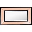 Camden Isle Gelenau Wall Mirror and Console Table with Wood in Gold Finish