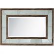 Camden Isle Bailey Wall Mirror and Console Table with Wood in Brown Finish
