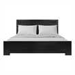 Camden Isle Oxford Wooden Black Queen Bed with Complete Slat System