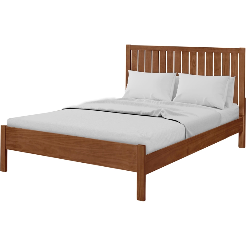 Graham Wooden Platform Bed in Walnut Queen