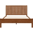 Graham Wooden Platform Bed in Walnut King