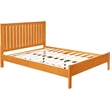 Graham Wooden Platform Bed in Cherry Queen