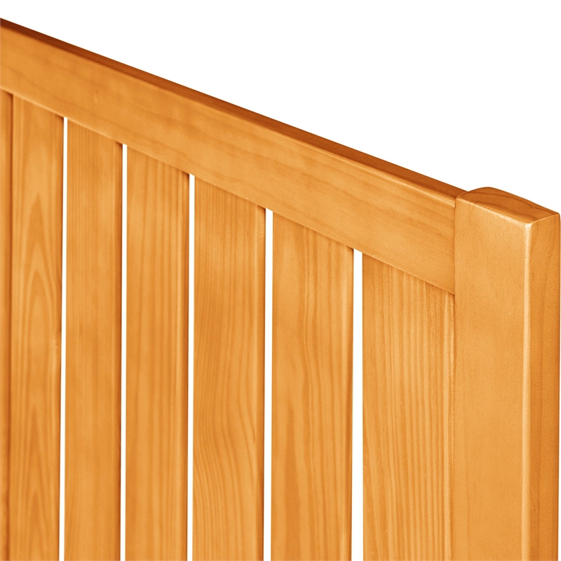 Graham Wooden Platform Bed in Cherry Queen