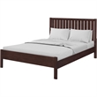 Graham Wooden Platform Bed in Espresso King