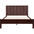 Graham Wooden Platform Bed in Espresso King