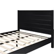 Caroline Wooden Platform Bed in Black Queen