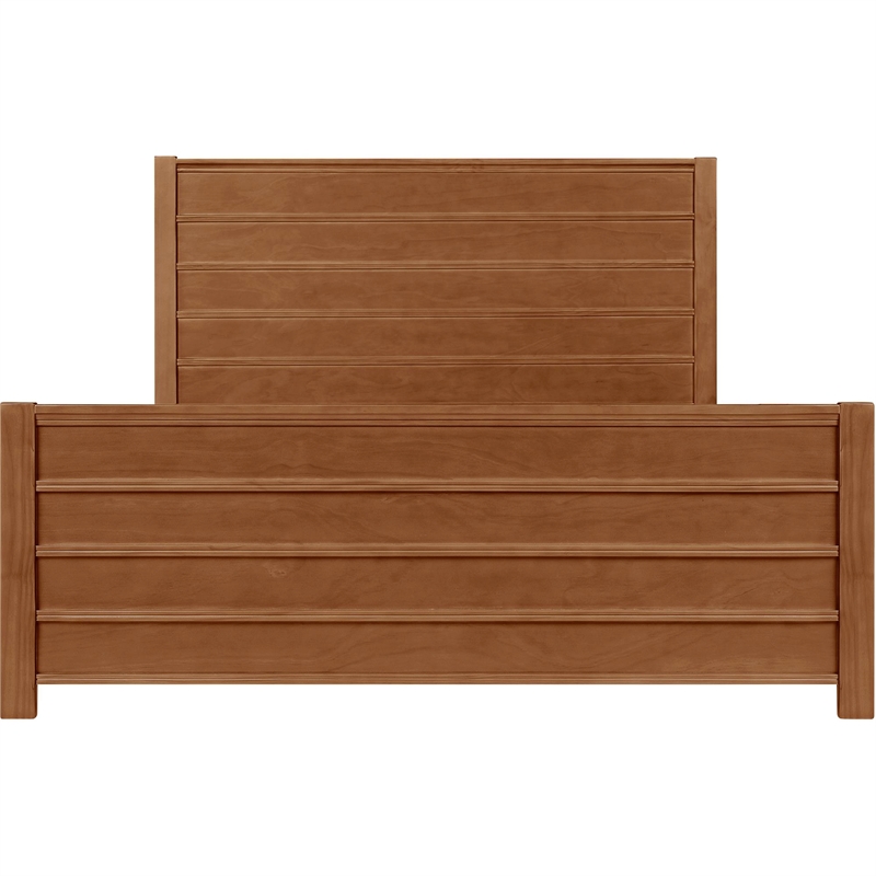 Caroline Wooden Platform Bed in Walnut Queen