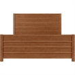 Caroline Wooden Platform Bed in Walnut Queen