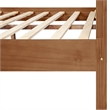 Caroline Wooden Platform Bed in Walnut Queen