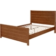 Caroline Wooden Platform Bed in Walnut Queen