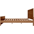 Caroline Wooden Platform Bed in Walnut Queen