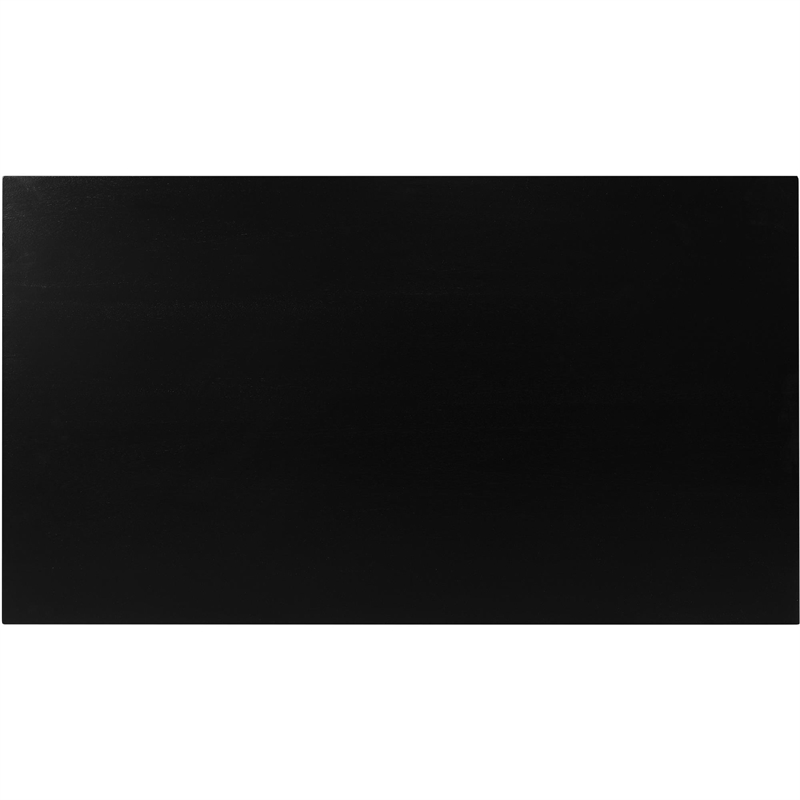 Kendal Wood Dining Table in Black Seats 6