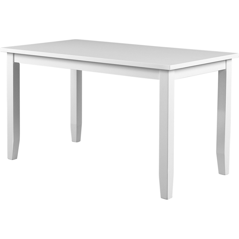 Kendal Wood Dining Table in White Seats 6