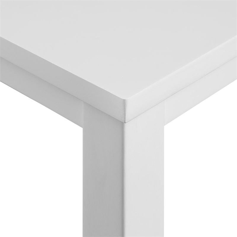 Kendal Wood Dining Table in White Seats 6