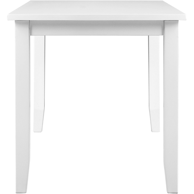 Kendal Wood Dining Table in White Seats 6
