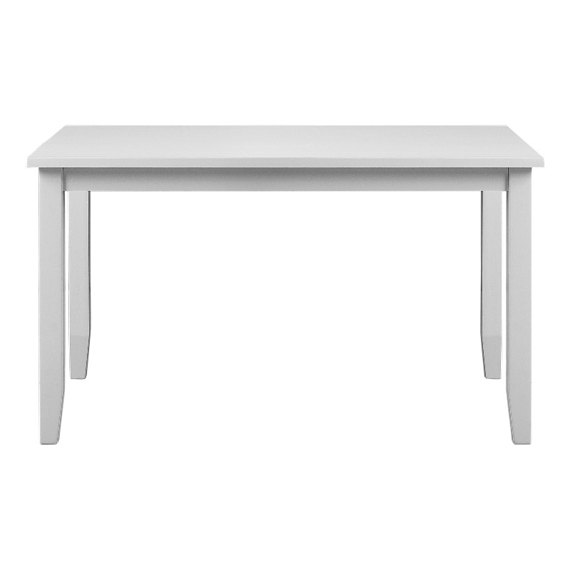 Kendal Wood Dining Table in White Seats 6
