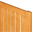 Graham Wooden Platform Bed in Cherry King with 2 Nightstands