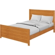 Caroline Wooden Platform Bed in Cherry Queen