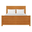 Caroline Wooden Platform Bed in Cherry King