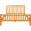Hampton Wooden Platform Bed in Cherry Queen