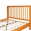 Hampton Wooden Platform Bed in Cherry Queen