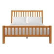 Hampton Wooden Platform Bed in Cherry Queen
