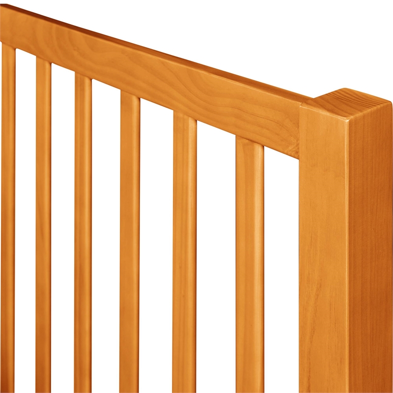 Hampton Wooden Platform Bed in Cherry King