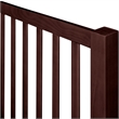 Hampton Wooden Platform Bed in Espresso Queen
