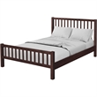 Hampton Wooden Platform Bed in Espresso King