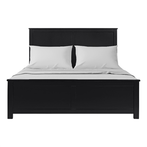 Winston Wooden Platform Bed in Black King