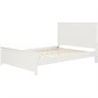 Winston Wooden Platform Bed in White King