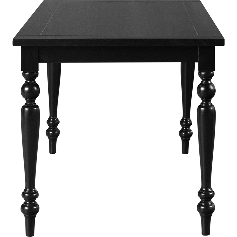 Philippe Wood Dining Table Black Seats 6