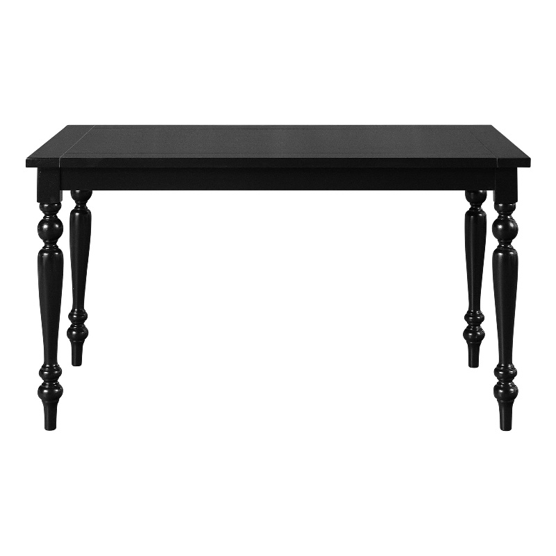 Philippe Wood Dining Table Black Seats 6