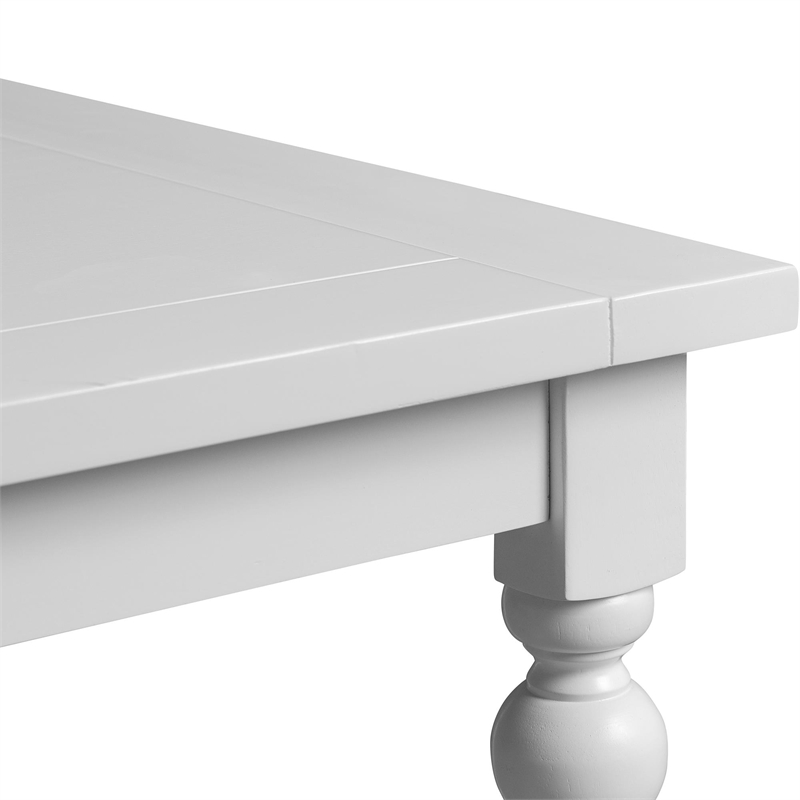 Philippe Wood Dining Table White Seats 6