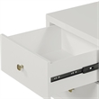 Camden Isle Wooden 2 Drawer Nightstand in White