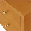 Camden Isle Wooden 2 Drawer Nightstand in Oak