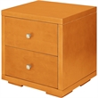 Camden Isle Wooden 2 Drawer Nightstand in Cherry