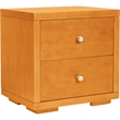 Camden Isle Wooden 2 Drawer Nightstand in Cherry