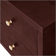 Camden Isle Wooden 2 Drawer Nightstand in Espresso