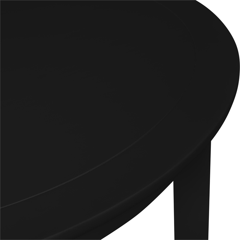 Kendal Round Dining Table Black