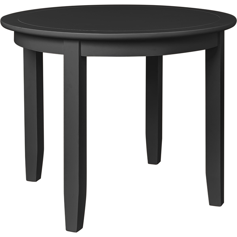 Kendal Round Dining Table Black