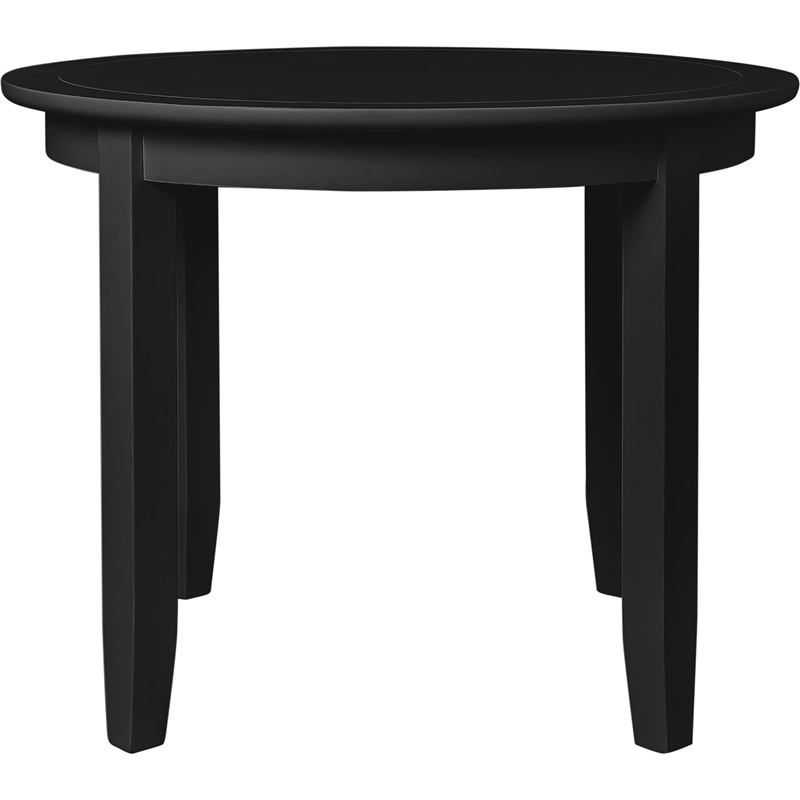 Kendal Round Dining Table Black