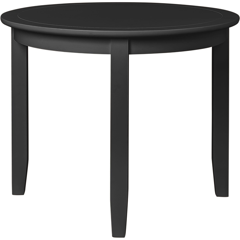 Kendal Round Dining Table Black