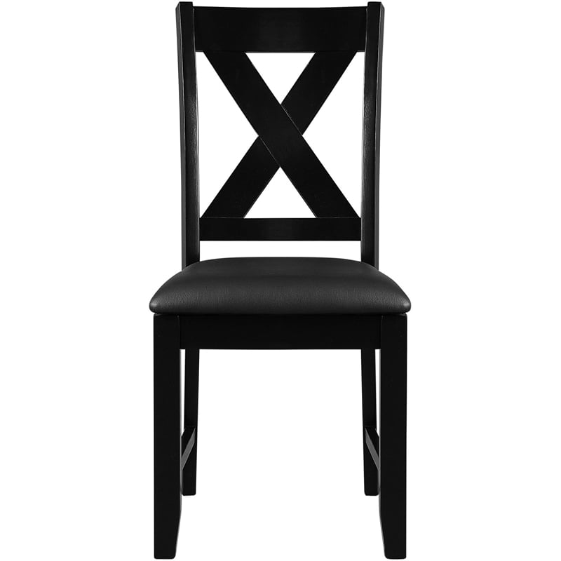Kendal 7 Piece Dining Set Black