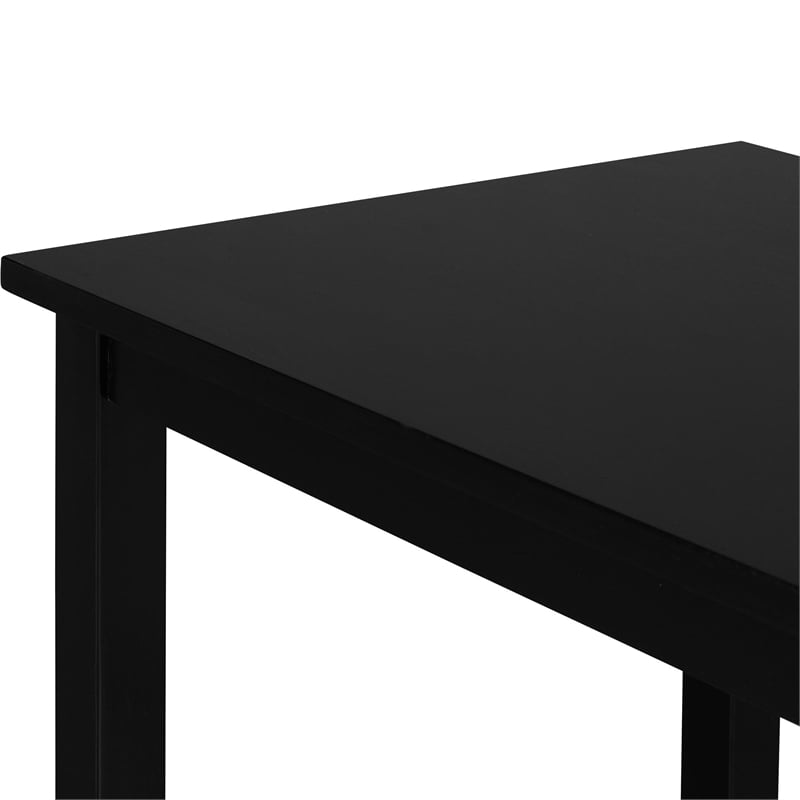Kendal 7 Piece Dining Set Black