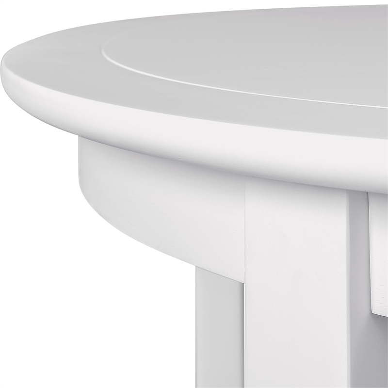 Kendal 5 Piece Dining Set White Round